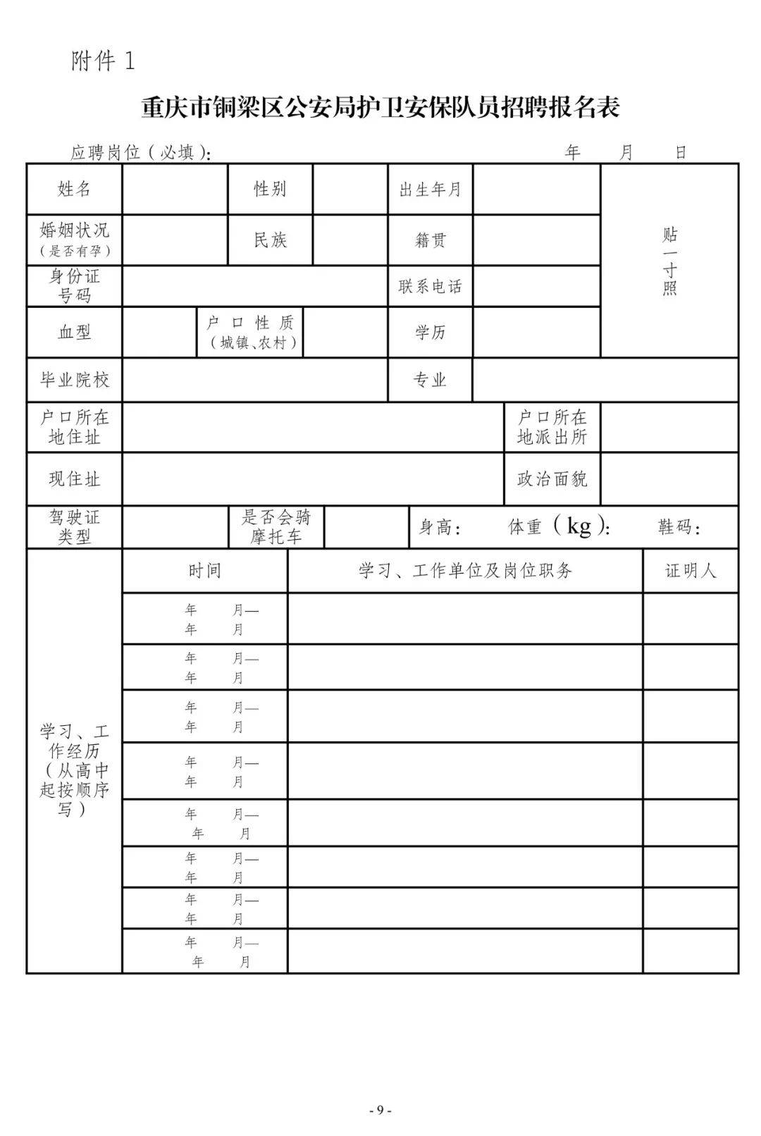 铜梁保安招聘信息与职业前景展望