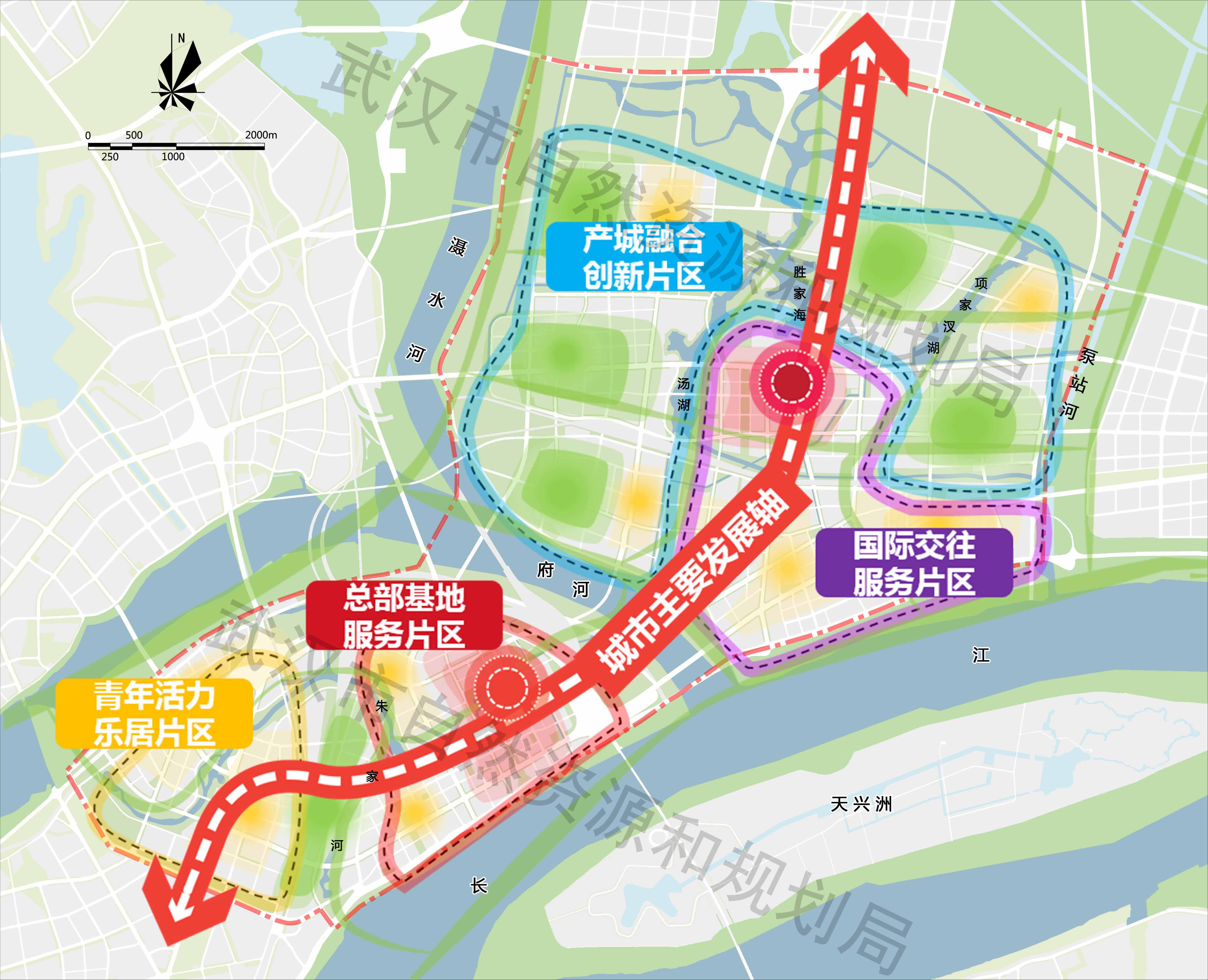 湖北省武汉市市辖区现代化大都市战略布局的最新发展规划